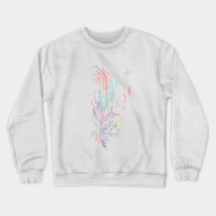 Watercolour feather dreams Crewneck Sweatshirt